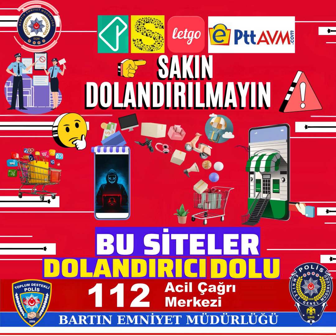  DİKKAT! İnternetten Alışveriş Dolandırıcılığına Karşı Uyanık Olun! 