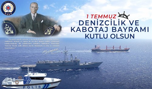 Kendi kara sularımızdaki egemenliğimizin tescili olan Denizcilik ve Kabotaj Bayramımız kutlu olsun. 